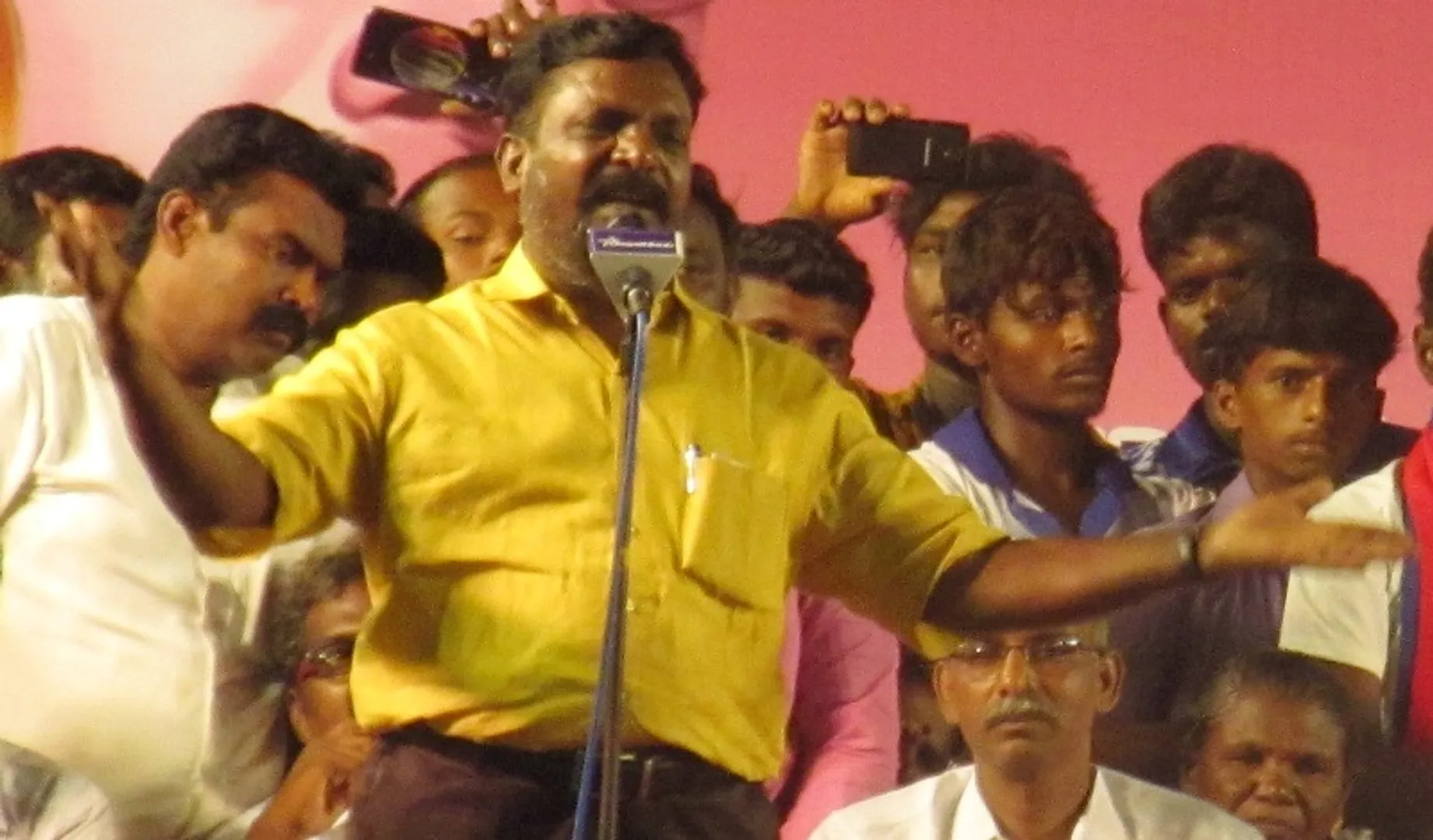 thiruma on stage